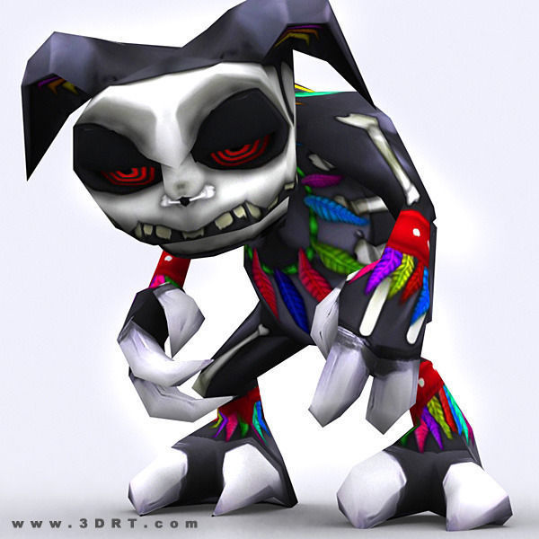 3DRT - Fantasy Gremlins Low-poly 3D model_15