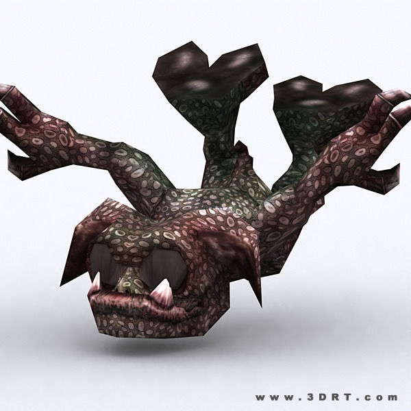 3DRT - Fantasy Gremlins Low-poly 3D model_14