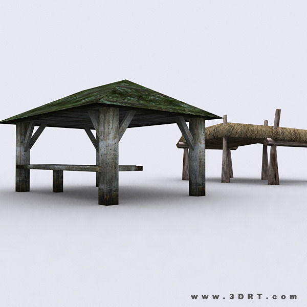 3DRT - Medieval Houses Pack  Low-poly 3D model_21