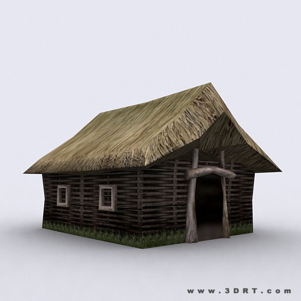 3DRT - Medieval Houses Pack  Low-poly 3D model_22