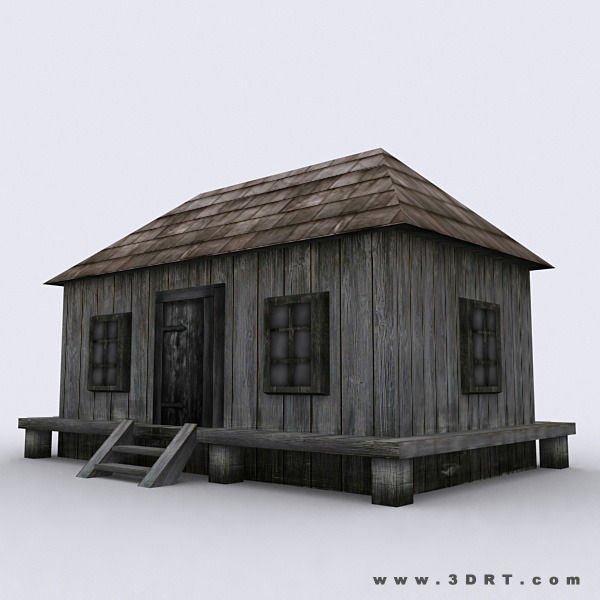 3DRT - Medieval Houses Pack  Low-poly 3D model_11