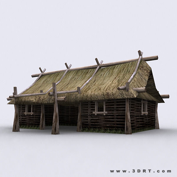 3DRT - Medieval Houses Pack  Low-poly 3D model_19