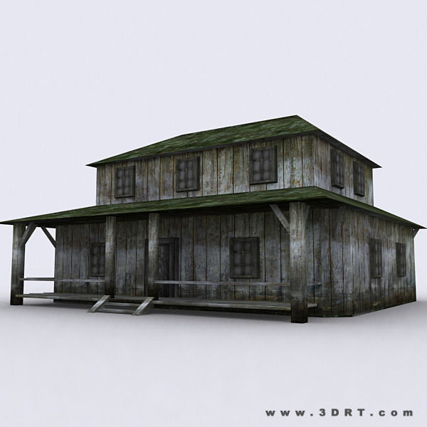 3DRT - Medieval Houses Pack  Low-poly 3D model_5