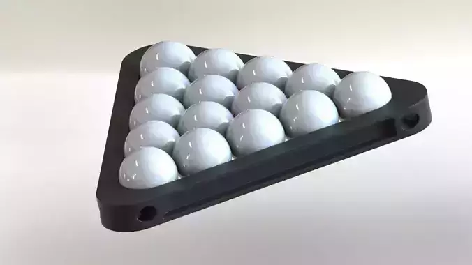 triangle for billard Free 3D model