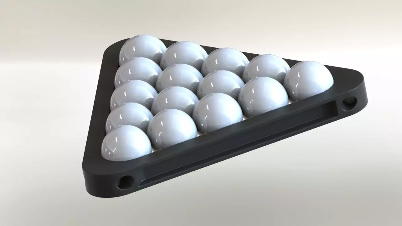 triangle for billard Free 3D model