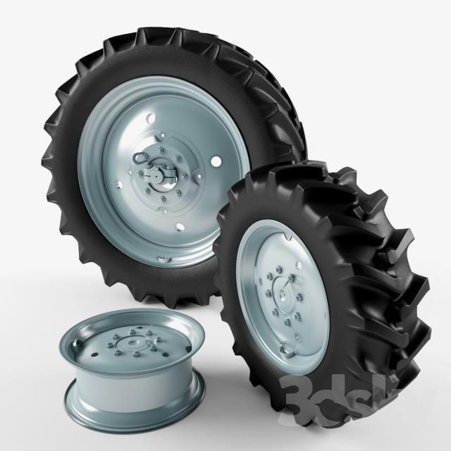 tractor wheel Free 3D model