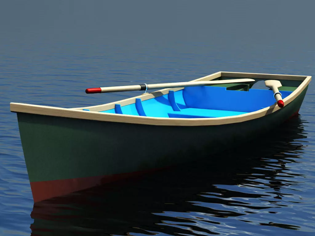 Barton skiff Free 3D model_0
