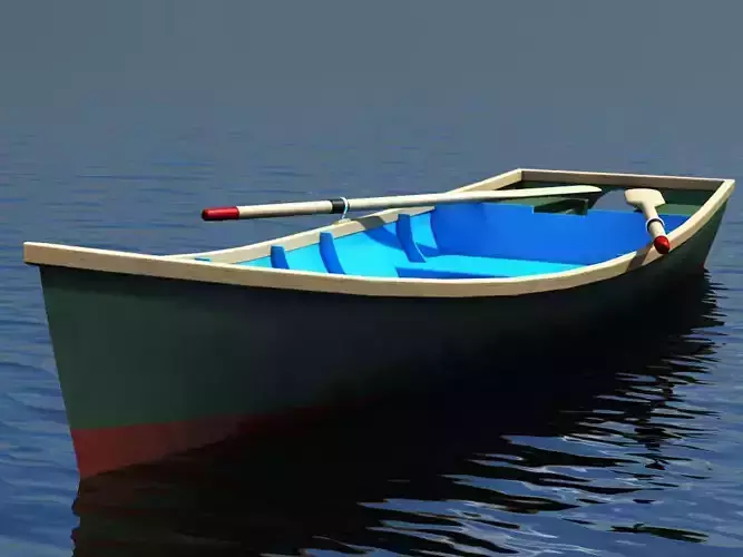 Barton skiff Free 3D model Barton skiff Free 3D model