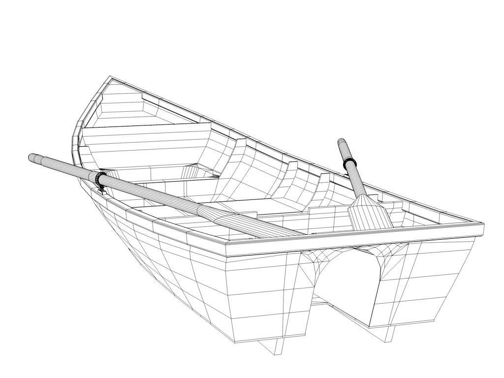 Barton skiff Free 3D model_10