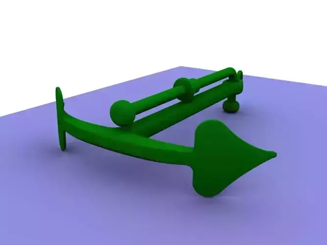 light anchor folded 3D model