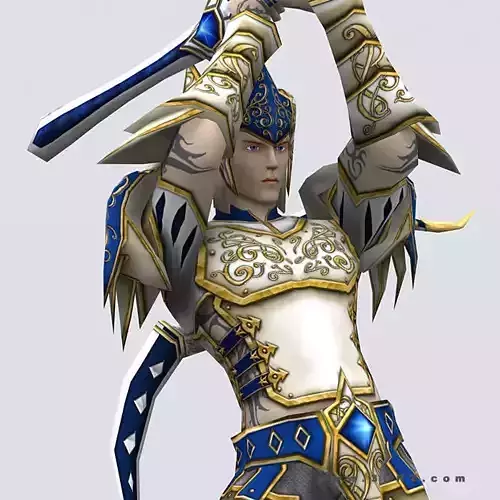 3DRT - Battlerage Elf Rangers Low-poly 3D model