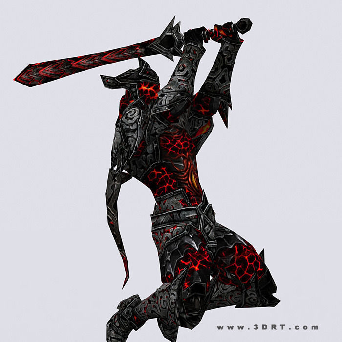 3DRT - Battlerage Elf Rangers Low-poly 3D model_3