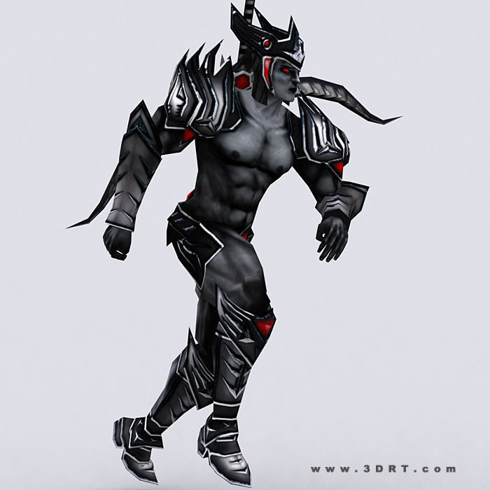 3DRT - Battlerage Elf Rangers Low-poly 3D model_18