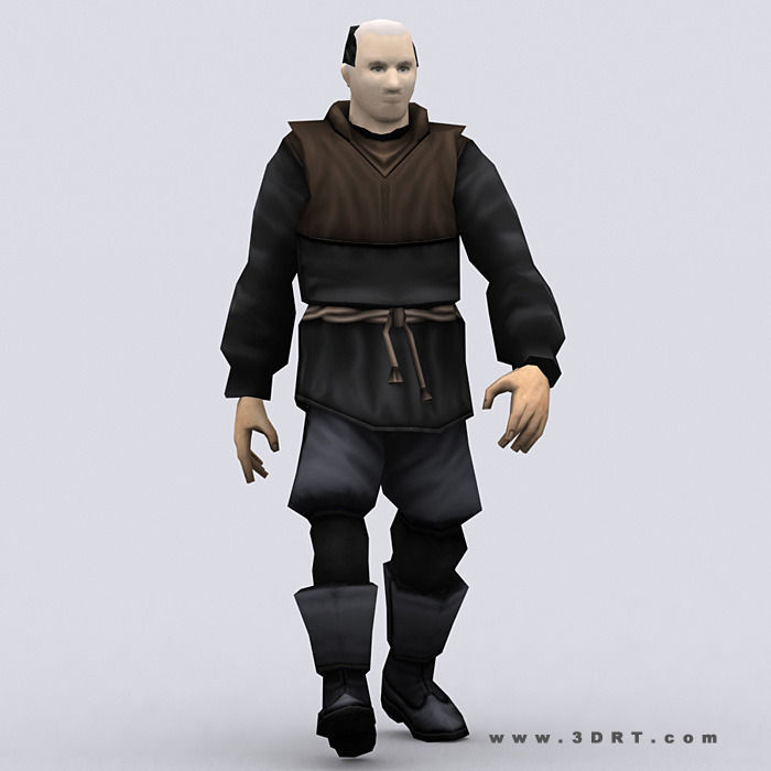 3DRT - Peasants Construction Kit Low-poly 3D model_21