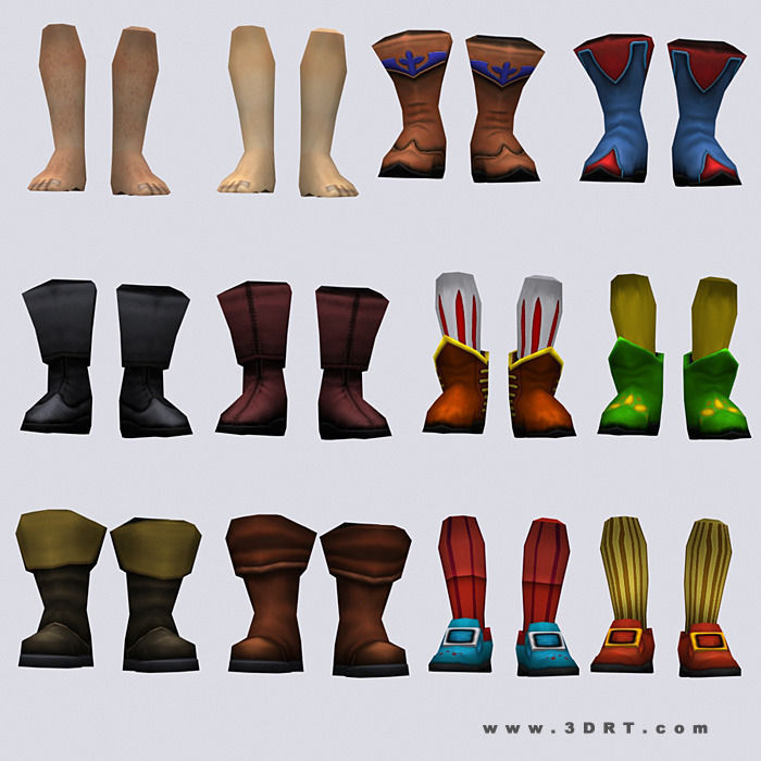 3DRT - Peasants Construction Kit Low-poly 3D model_26