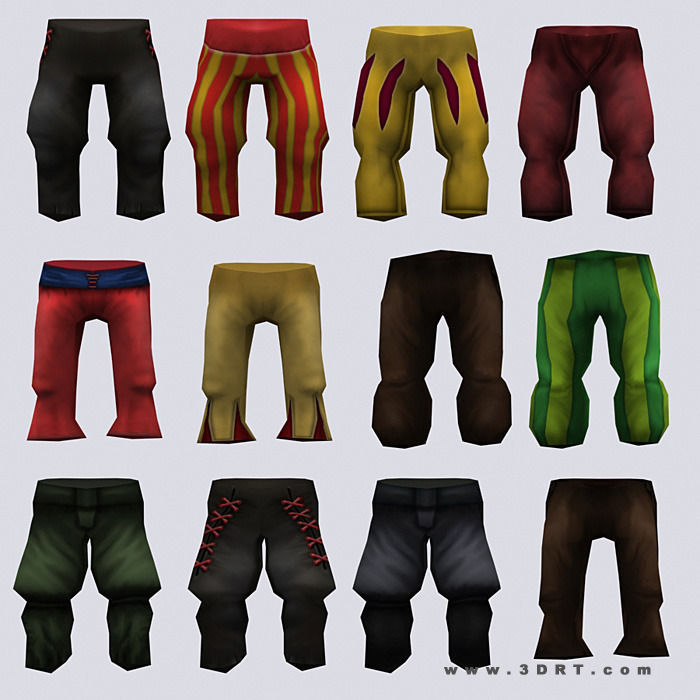 3DRT - Peasants Construction Kit Low-poly 3D model_29