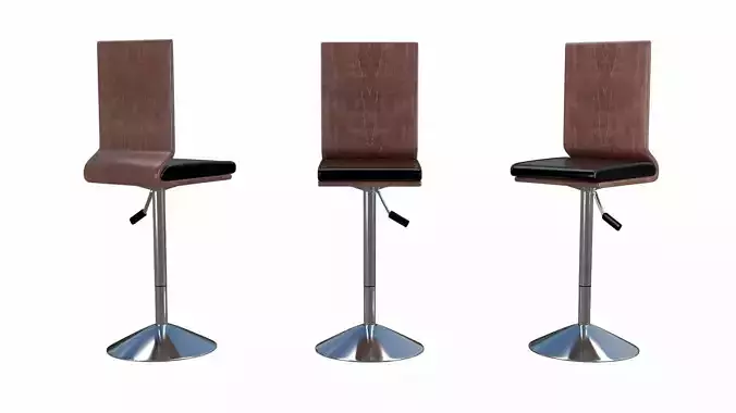 Swivel Bar Stool Free 3D model