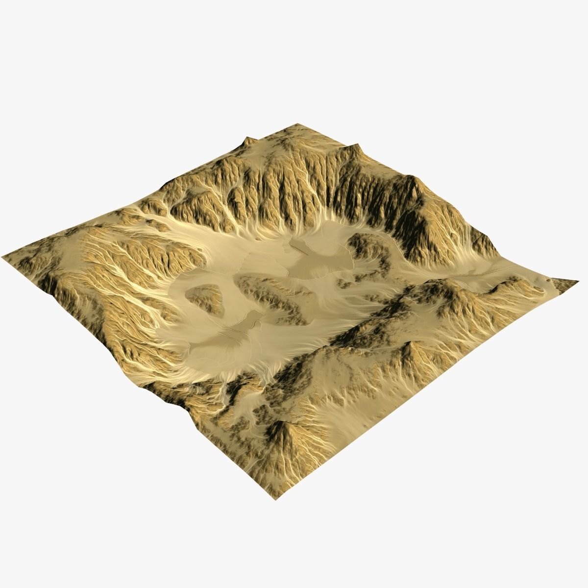 Brown A 24032015 Low-poly 3D model_1