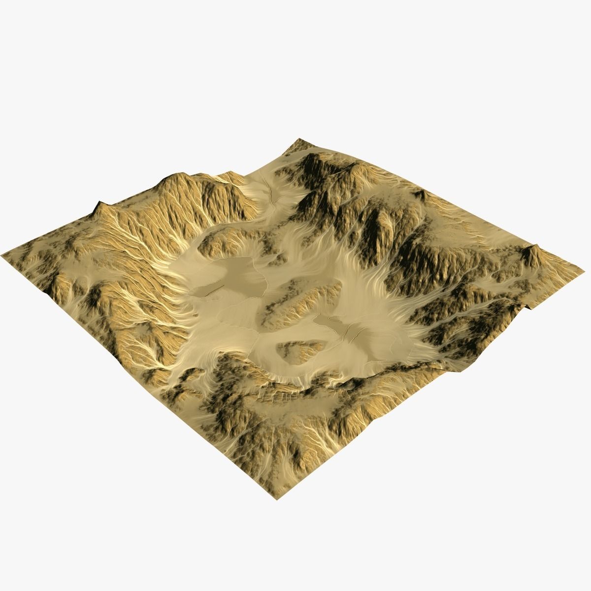 Brown A 24032015 Low-poly 3D model_3