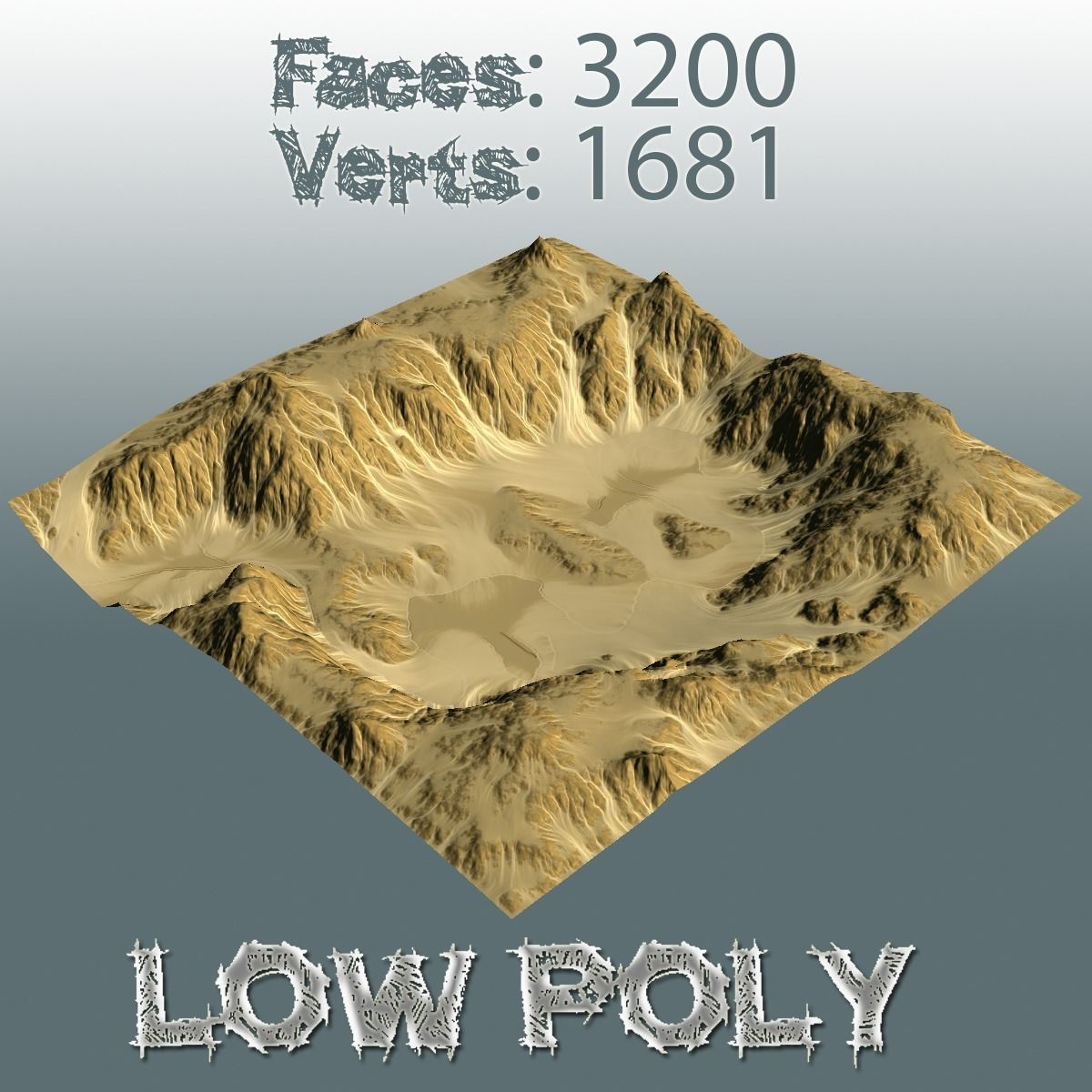 Brown A 24032015 Low-poly 3D model_0