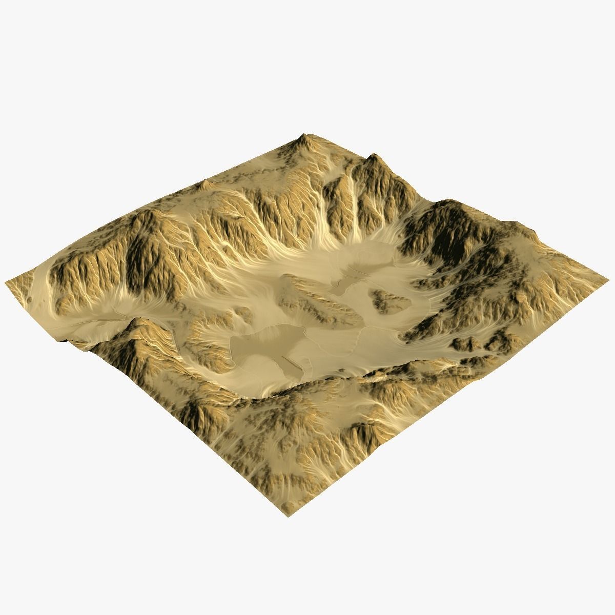 Brown A 24032015 Low-poly 3D model_2