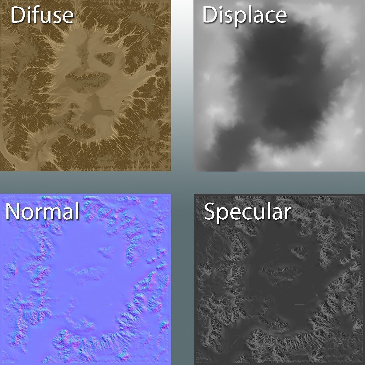 Brown A 24032015 Low-poly 3D model_6