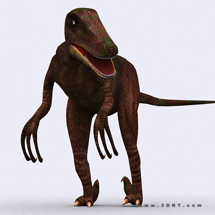 3DRT - Dinosaurs Pack Low-poly 3D model_30