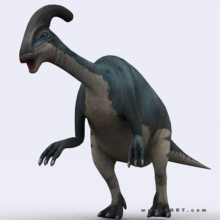3DRT - Dinosaurs Pack Low-poly 3D model_8