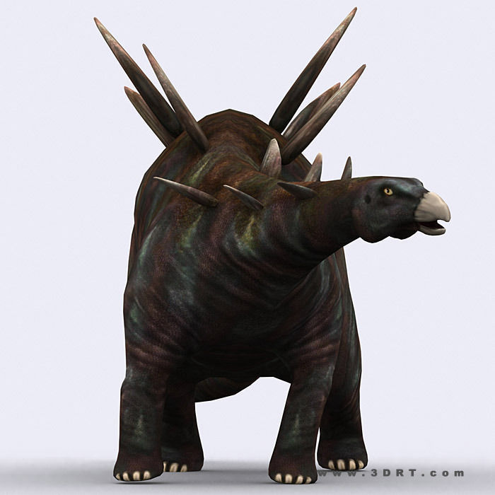 3DRT - Dinosaurs Pack Low-poly 3D model_5