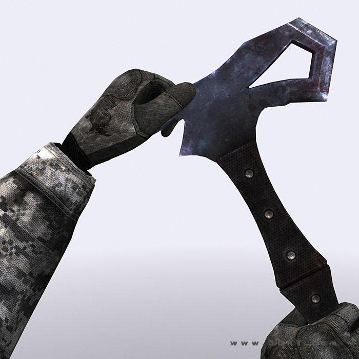 3DRT - Modern Firearms  Animated 2 Low-poly 3D model_36