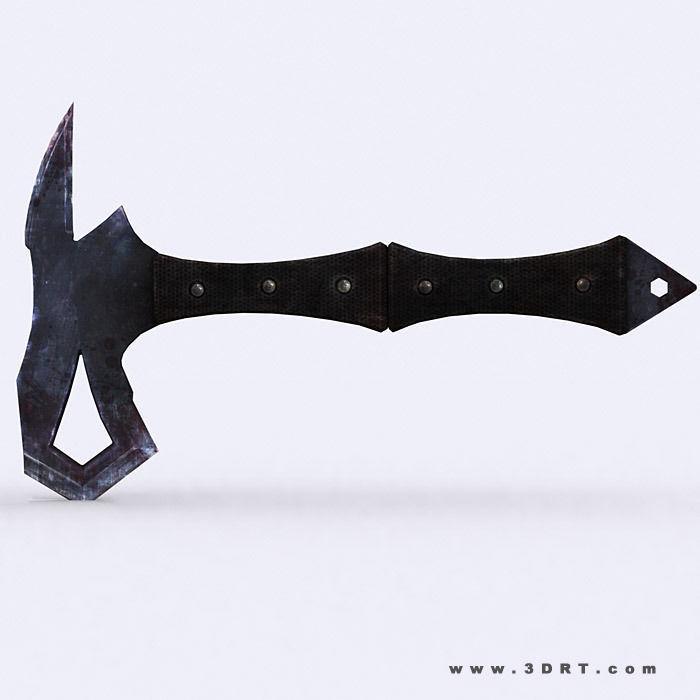 3DRT - Modern Firearms  Animated 2 Low-poly 3D model_35