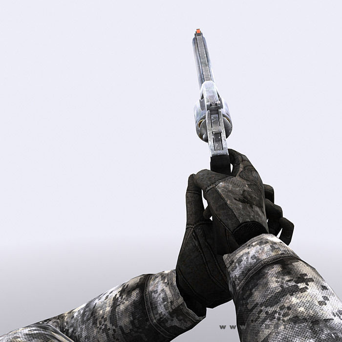 3DRT - Modern Firearms  Animated 2 Low-poly 3D model_30