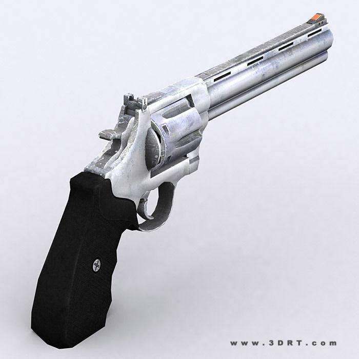 3DRT - Modern Firearms  Animated 2 Low-poly 3D model_28