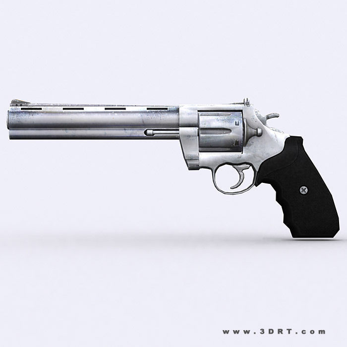 3DRT - Modern Firearms  Animated 2 Low-poly 3D model_29