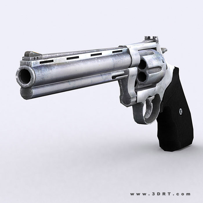 3DRT - Modern Firearms  Animated 2 Low-poly 3D model_25