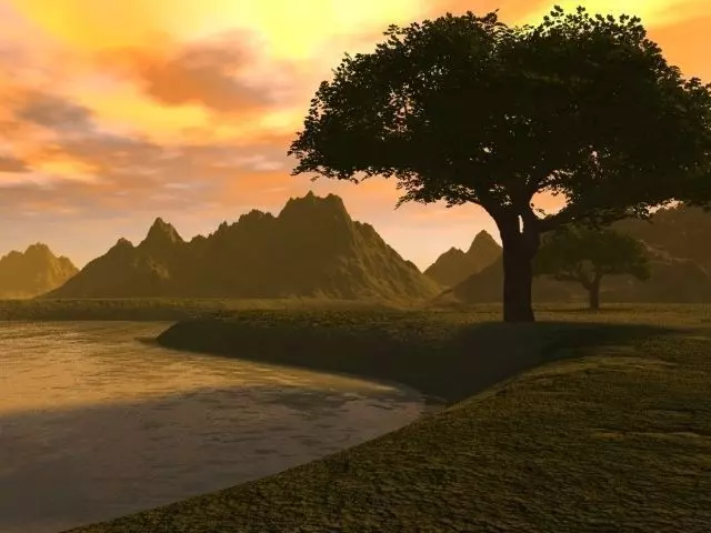 Natural beauty 3D model_0