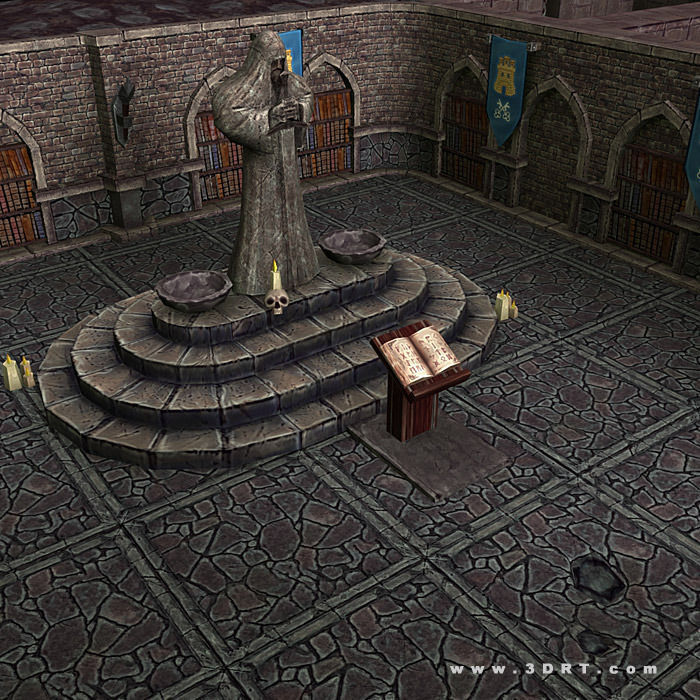 3DRT - Dungeon Master Construction Kit  Low-poly 3D model_6