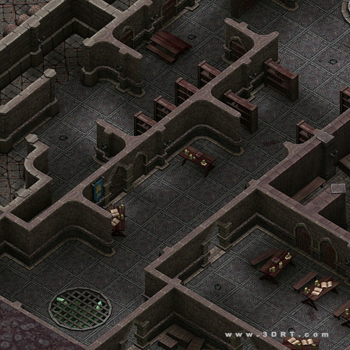 3DRT - Dungeon Master Construction Kit  Low-poly 3D model_10