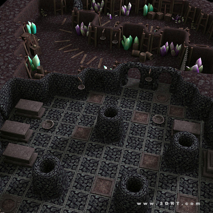 3DRT - Dungeon Master Construction Kit  Low-poly 3D model_17