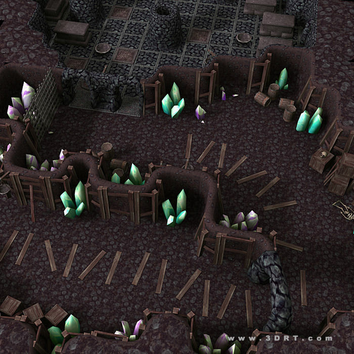 3DRT - Dungeon Master Construction Kit  Low-poly 3D model_18