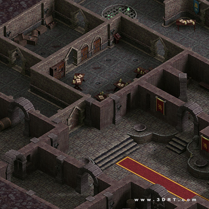 3DRT - Dungeon Master Construction Kit  Low-poly 3D model_11