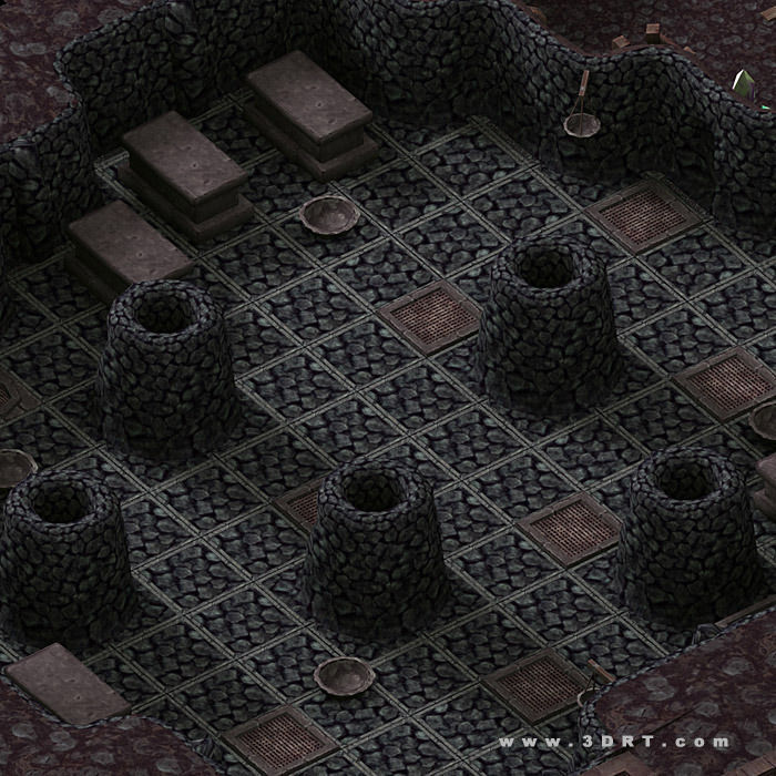 3DRT - Dungeon Master Construction Kit  Low-poly 3D model_13