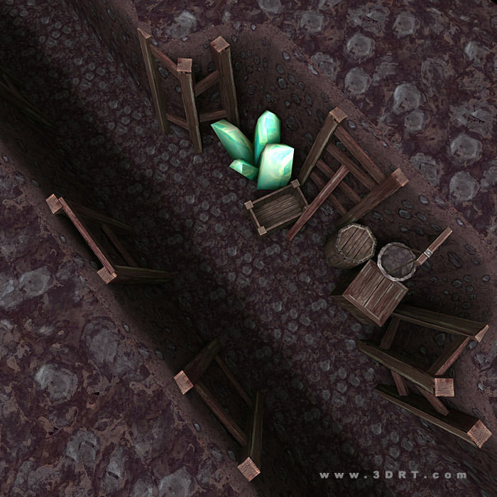 3DRT - Dungeon Master Construction Kit  Low-poly 3D model_15