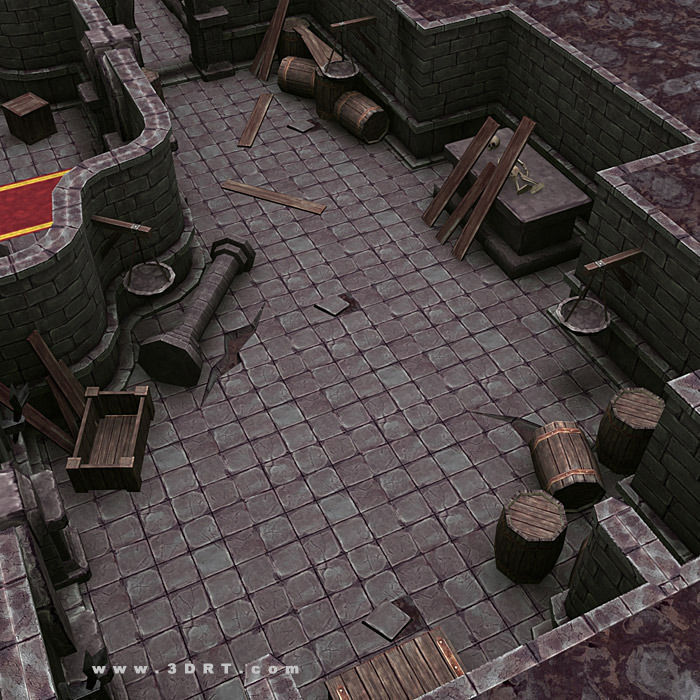 3DRT - Dungeon Master Construction Kit  Low-poly 3D model_3