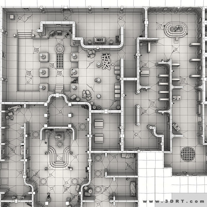 3DRT - Dungeon Master Construction Kit  Low-poly 3D model_25