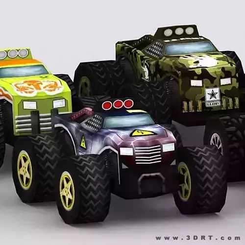 3DRT - Road Rush Monster Trucks 