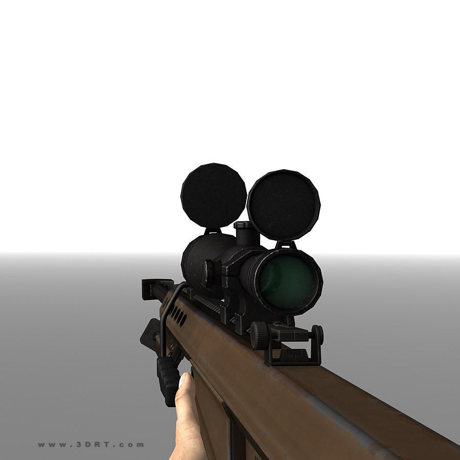 3DRT - Modern Firearms Animated HD Vol3 Low-poly 3D model_7