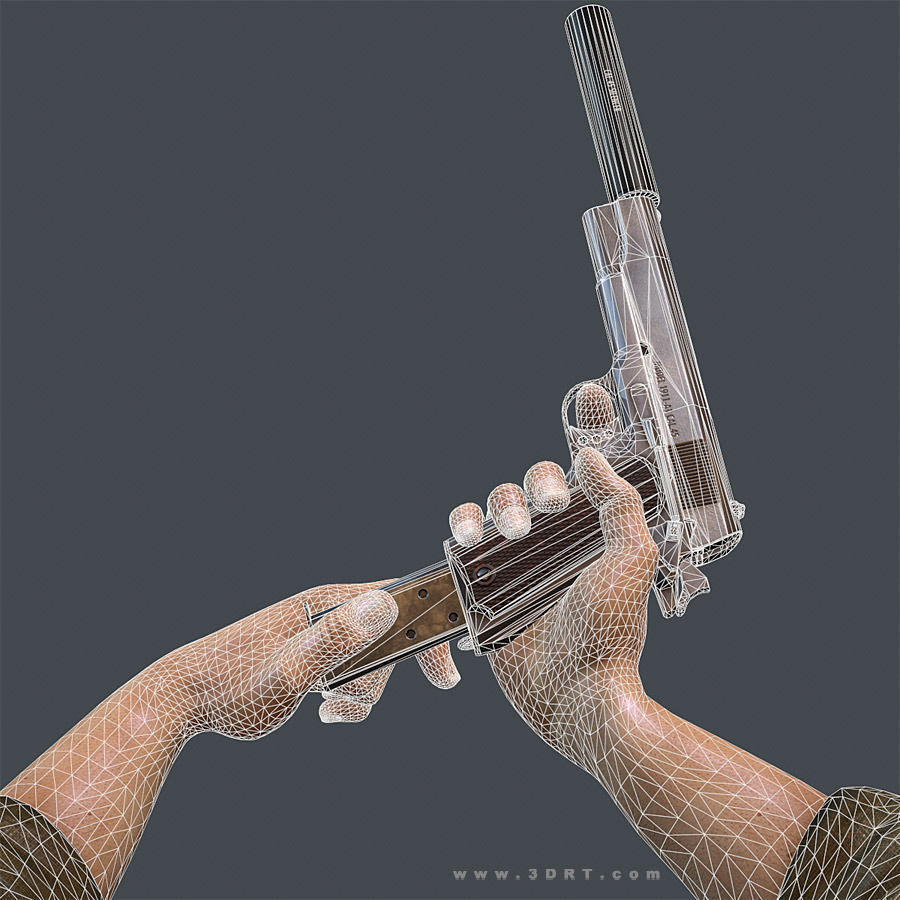 3DRT - Modern Firearms Animated HD Vol3 Low-poly 3D model_31