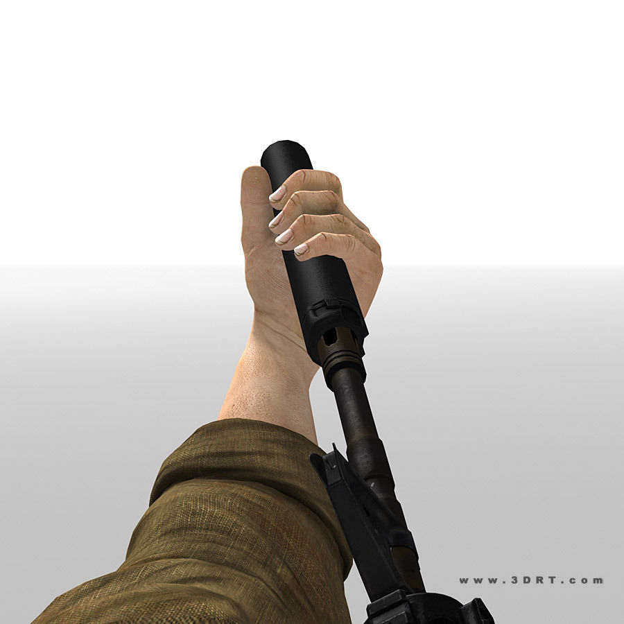 3DRT - Modern Firearms Animated HD Vol3 Low-poly 3D model_10