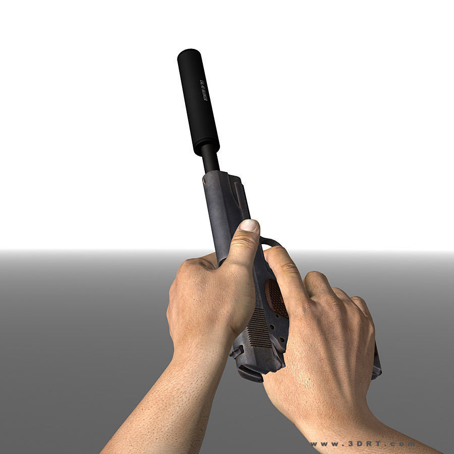 3DRT - Modern Firearms Animated HD Vol3 Low-poly 3D model_26